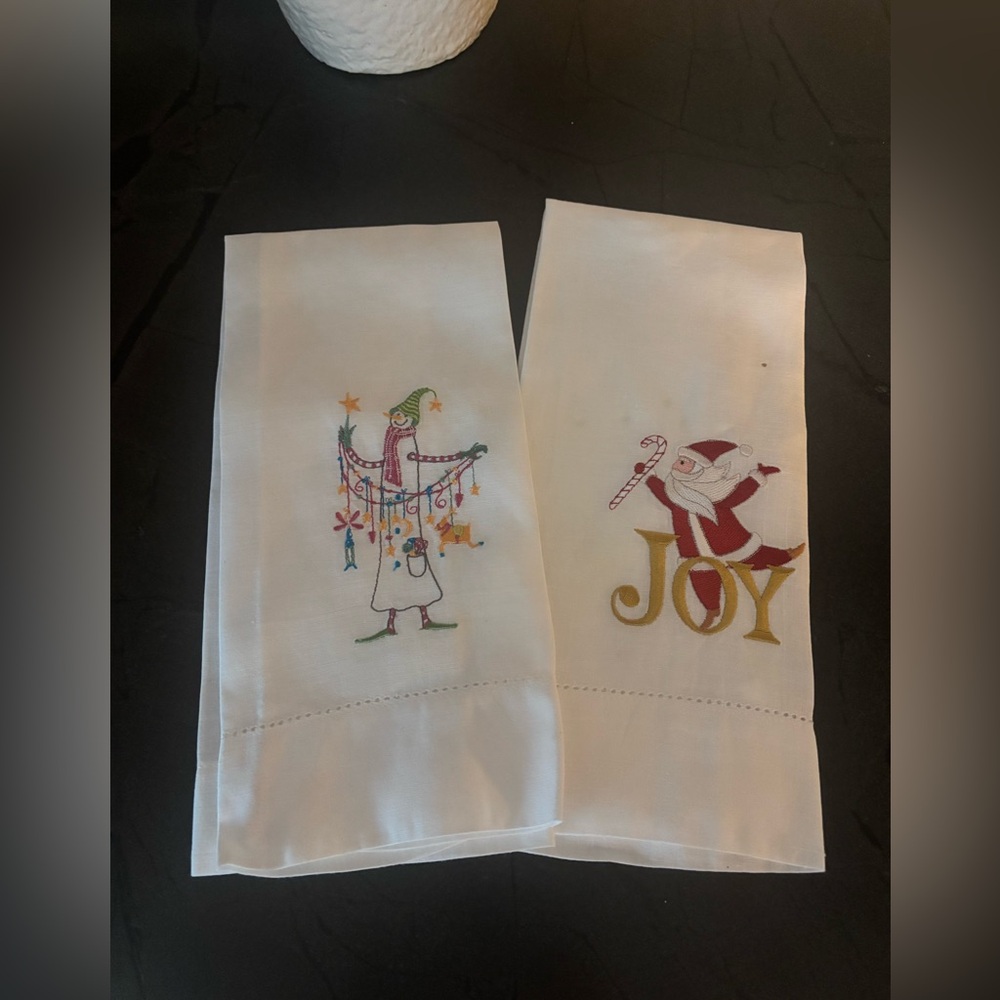 Two Christmas Towels